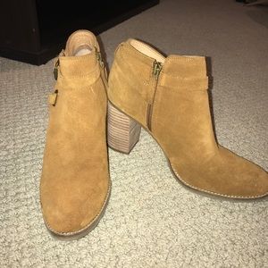 FrancoSarto beige booties size 8.5